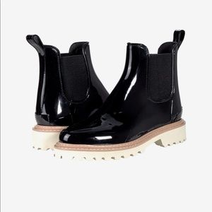 Dolce Vita Stormy H2O Black Rain Boots NWT